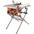 RIDGID 15 Amp 10 in. Portable Corded Jobsite Table Saw with Folding Stand