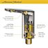 Paradigm Base Model AC Powered Single Hole Touchless Bathroom Faucet with Above-Deck Mixing 0.35 GPM in Polished Chrome