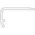 Shaw Hamilton Fawn 1-1/8 in. T x 2-1/8 in. W x 94 in. L Vinyl Stair Nose Molding
