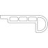 Shaw Manor Oak Zephyr 1-3/16 in. T x 2-1/16 in. W x 94 in. L Stair Nose Molding