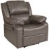 Flash Furniture Harmony Gray LeatherSoft Faux Leather Recliner