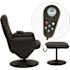 Flash Furniture Black Faux Leather Rocker Recliner