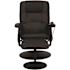 Flash Furniture Black Faux Leather Rocker Recliner