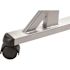 National Public Seating 60 in. Charcoal Plastic Folding Flip-N-Store Training Table