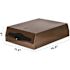 Alpine Industries Brown Stainless Steel Brushed C-Fold/Multi-Fold Paper Towel Dispenser