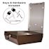 Alpine Industries Brown Stainless Steel Brushed C-Fold/Multi-Fold Paper Towel Dispenser