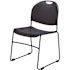 National Public Seating Navy Blue Multi-purpose Ultra Compact Stack Chair (4-Pack)