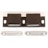 Everbilt 2x6 lbs. Magnetic Catch with Counter Plates, Brown (15-Pack)