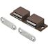Everbilt 2x6 lbs. Magnetic Catch with Counter Plates, Brown (15-Pack)