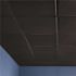 GENESIS 23.75 in. x 23.75 in. Stucco Pro Revealed Edge Vinyl Lay-In Black Ceiling Tile (Case of 12)