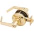 Schlage AL Series Bright Brass Storeroom Function Door Lever
