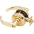 Schlage AL Series Bright Brass Storeroom Function Door Lever