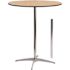 Carnegy Avenue Lars  42 in. H Natural Round Cocktail Table Seats 2 with Adjustable Height