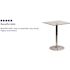 Carnegy Avenue Clear/Chrome Dining Table