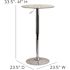 Carnegy Avenue Clear/Chrome Dining Table