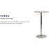 Carnegy Avenue Clear/Chrome Dining Table