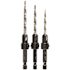 Milwaukee #6/#8/#10 Wood Countersink Drill Bit Set (3-Piece)