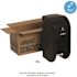 Compact Coreless Vertical Toilet Paper Dispenser Black