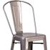 Flash Furniture 30.5 in. Clear Coated Metal Bar Stool