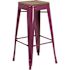 Flash Furniture 30 in. Purple Bar Stool