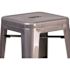 Carnegy Avenue Lincoln 30.25 in H Clear Coated Backless Metal Bar Stool with Metal Square Seat
