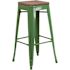 Flash Furniture 30 in. Green Bar Stool