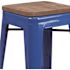 Flash Furniture 30 in. Blue Bar Stool