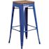 Flash Furniture 30 in. Blue Bar Stool