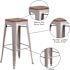 Flash Furniture 30 in. Silver Bar Stool