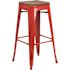 Flash Furniture 30 in. Red Bar Stool