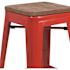 Flash Furniture 24 in. Red Bar Stool