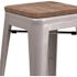 Flash Furniture 24 in. Silver Bar Stool