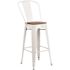 Flash Furniture 30.5 in. White Bar Stool
