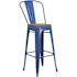 Flash Furniture 30.5 in. Blue Bar Stool