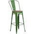 Flash Furniture 30.5 in. Green Bar Stool
