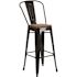 Flash Furniture 30.5 in. Black Metal Bar Stool