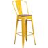 Flash Furniture 30.5 in. Yellow Bar Stool