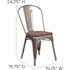 Carnegy Avenue Clear Coated Side Chair