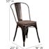 Carnegy Avenue Black-Antique Gold Side Chair