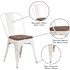 Carnegy Avenue White Side Chair