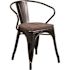 Carnegy Avenue Black-Antique Gold Side Chair