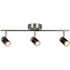 Eglo Brews 24 in. 18-Watt Chrome Semi-Flush Mount LED Fixed Track
