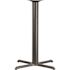 Carnegy Avenue Black Metal Pedestal Dining Table - Base Only - Seats 2