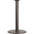 Carnegy Avenue Black Metal Pedestal Dining Table - Base Only - Seats 2