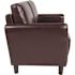 Flash Furniture Brown Leather Loveseat