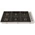 ZLINE Kitchen and Bath 36 in. 6 Burner Top Control Porcelain Gas Cooktop in Stainless Steel