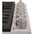 ZLINE Kitchen and Bath 36 in. 6 Burner Top Control Porcelain Gas Cooktop in Stainless Steel