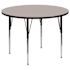 Flash Furniture Gray Kids Table