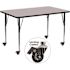 Flash Furniture Gray Kids Table