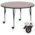 Flash Furniture Gray Kids Table
